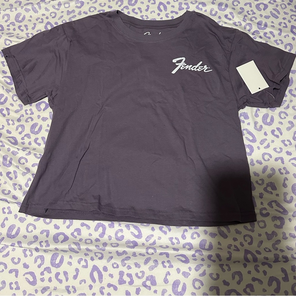 Fender Kids T-Shirt - Purple with Colorful Guitars - Picture 2 of 3